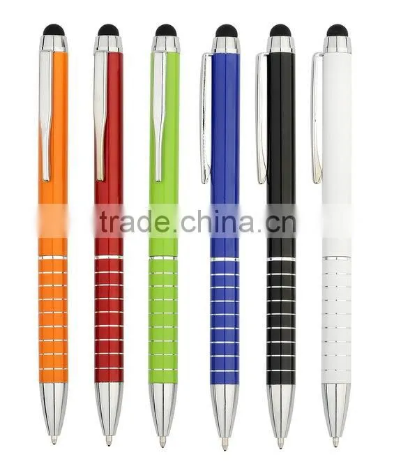 good quality multi function pen, touch screen stylus pen, LED and laser pointer pen