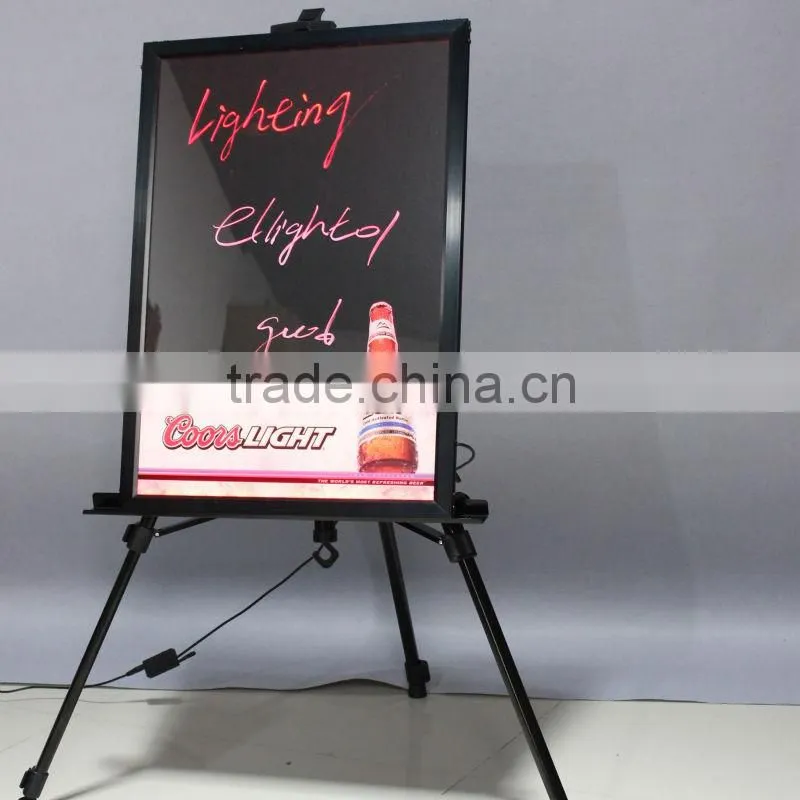 Mirror led writing board with high brightness wholesale