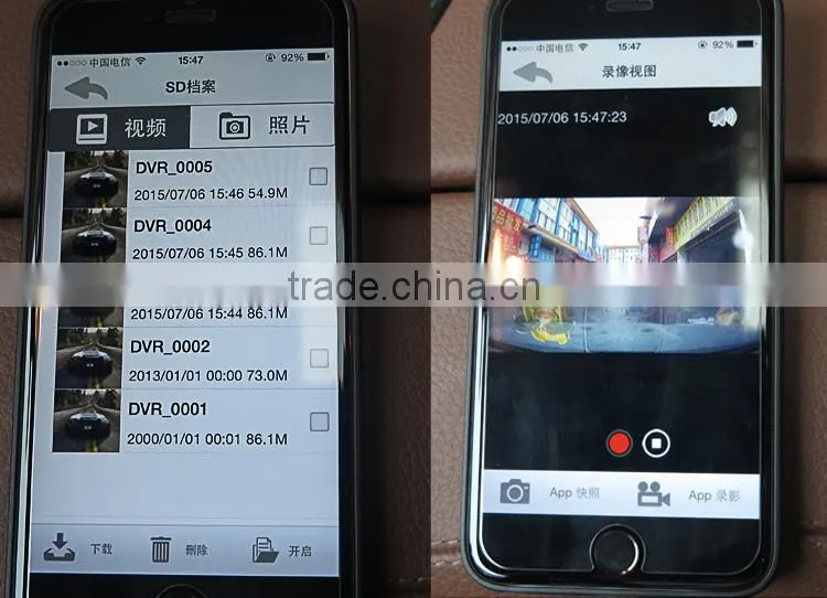 Newest iphone&android wifi connection supported Hidden manual car camera hd dvr 1080p for all cars