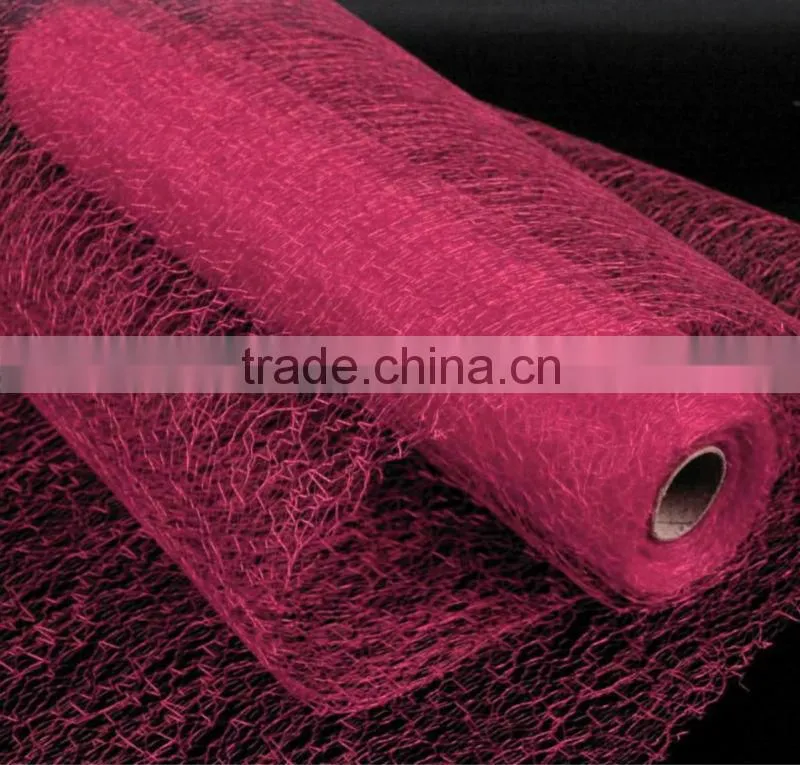 Decorative Fibre Net Roll for wrapping flowers and decorations