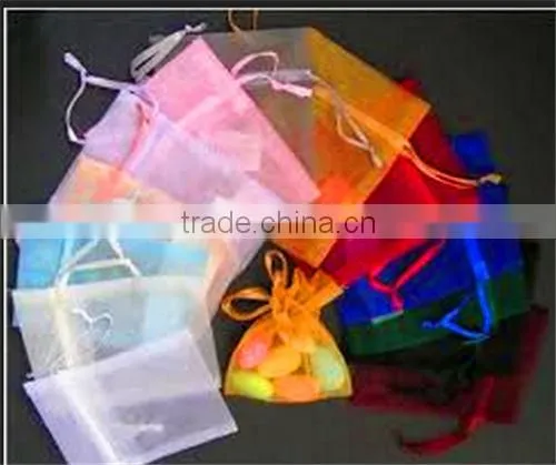 Wholesale Red Organza Bags Gift Pouch