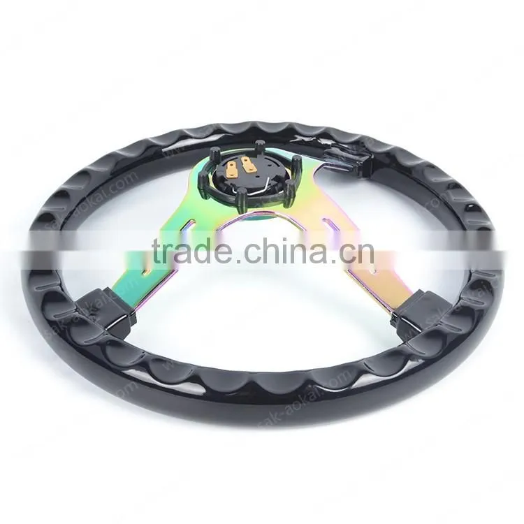 14 inch universal neochrome ABS steering wheel