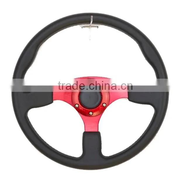 Racing leather steering wheel