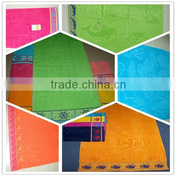 100%cotton fashionable printed beach towel