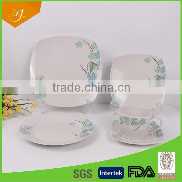 standard dinner plate size With Flower Designs