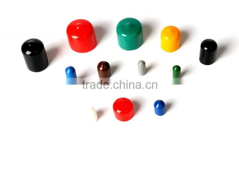 Inner diameter 30mm UV resistant Blue Rubber end caps