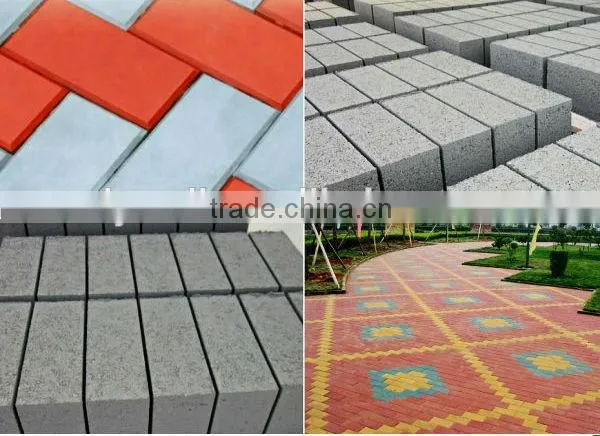 fully automatic multi-function concrete block machine, brick production process