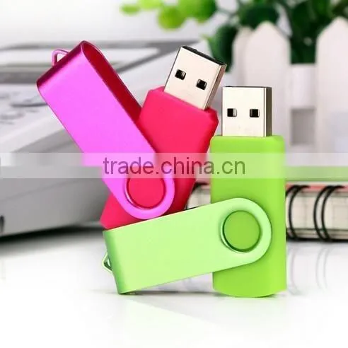 Colorful promotional gift item custom branded logo 4GB, 8GB, 16GB twister usb flash drive with gift box package