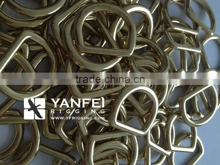 Solid Brass D Ring& Round(O) Ring