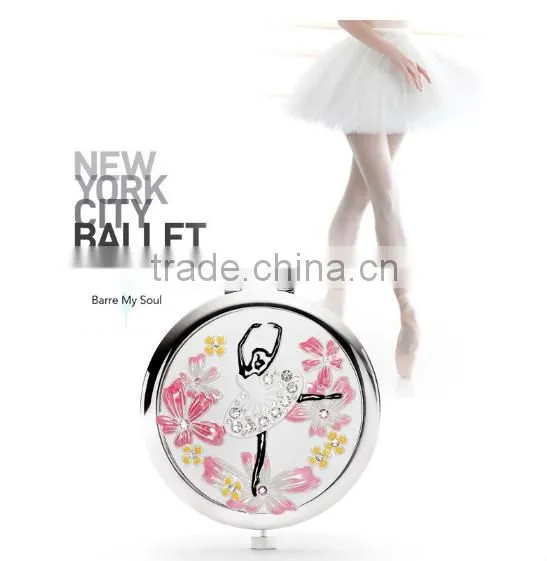 Dreamgirls Personalized Dancing Girl Flexible Pocket Mirror Metal pocket mirror