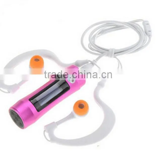 Swimming Diving Waterproof MP3 Player FM Raido Waterproof Level IPX8 Underwater Sports MP3 + Earphone + Armband