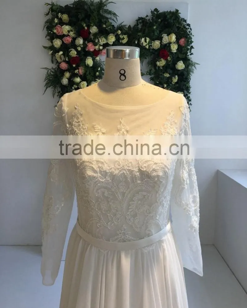 high-quality islamic wedding dress