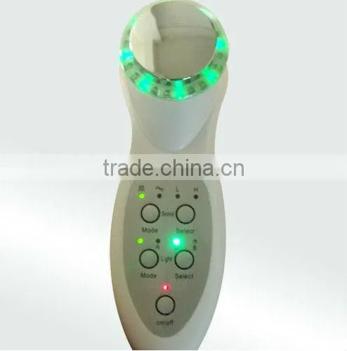 Color Photon Ultrasonic Skin Beauty Facial Lift BIO Treatment Device 7 Modes