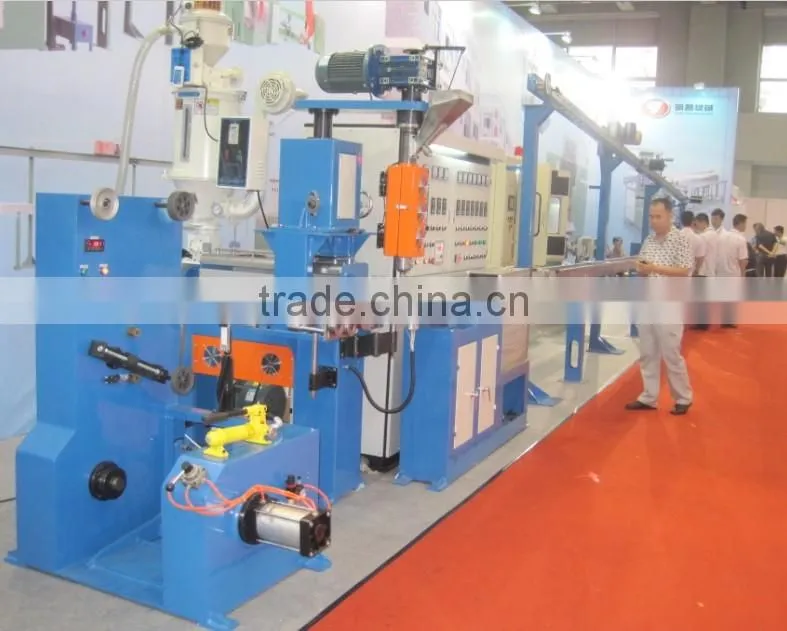 GY-65 high precision double axis fluoropalstic wire and cable Teflon extrusion machine