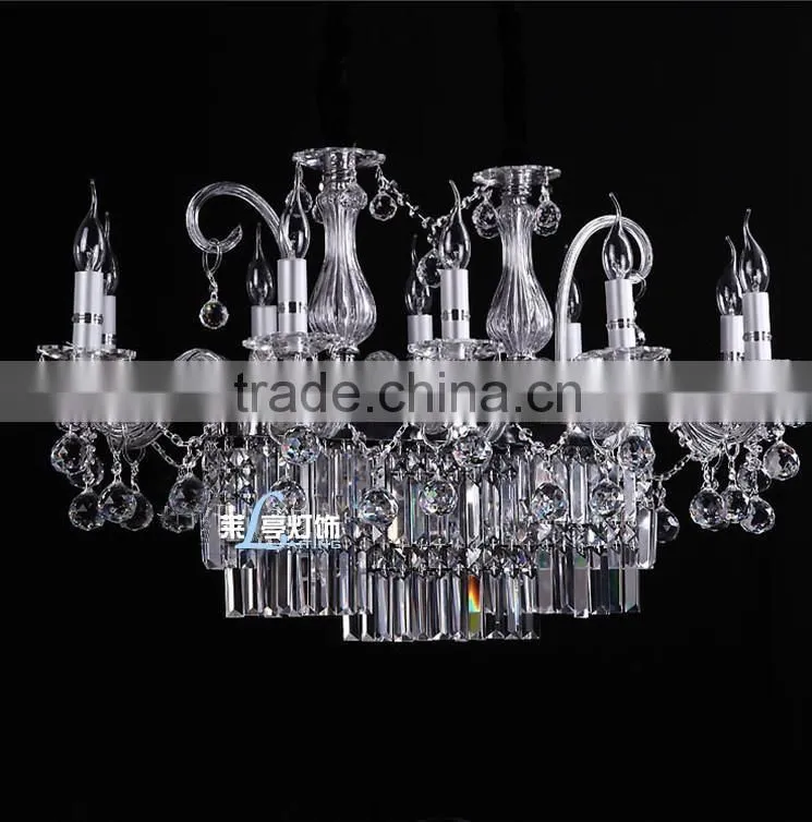 Big Table Top Crystal Turkish Chandelier Lighting for Dining Table