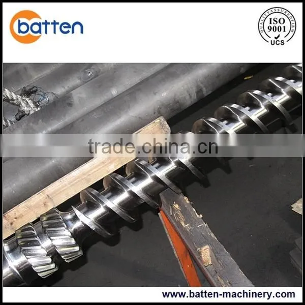 EPS foam recycling and pelletizing plastic extruder screw and barrel
