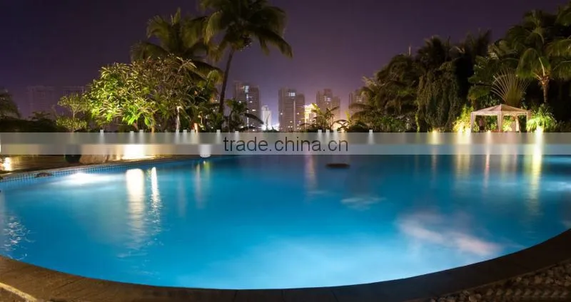 10w black case led 10watt outdoor flood light 100-240v, bridgelux, white, rgb color