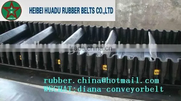 supply high strength sidewall conveyor belting