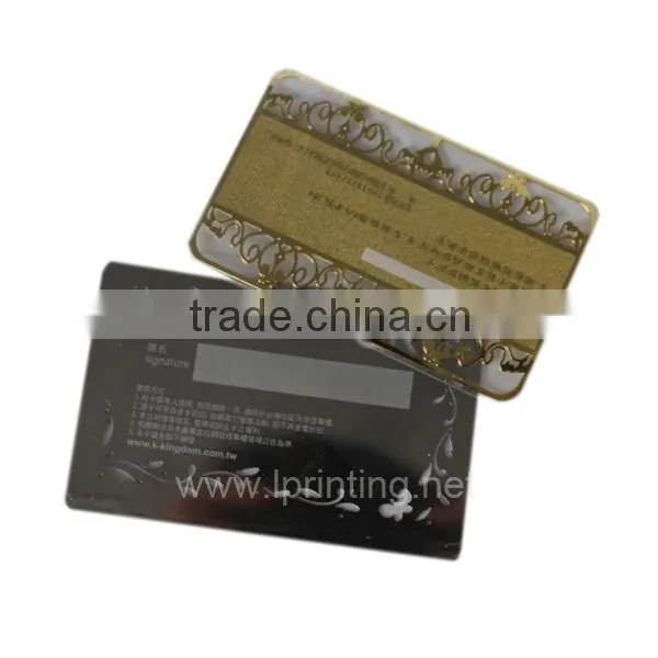 die cut business card