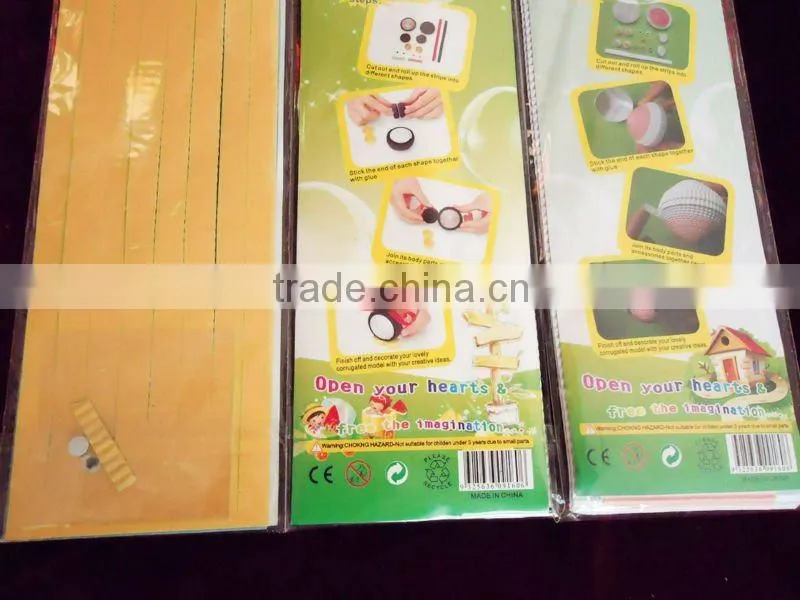 Wholesale Handmade DIY Colorful Corrugated Paper