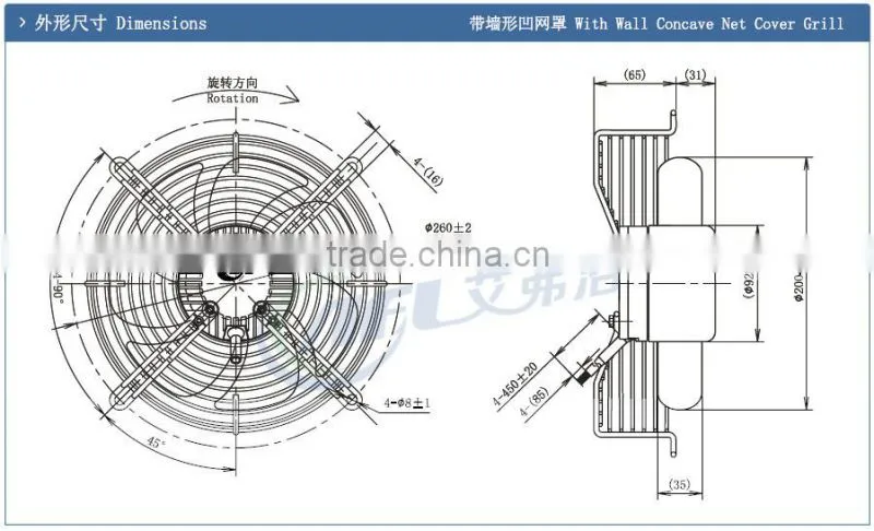 DC Axial Fan