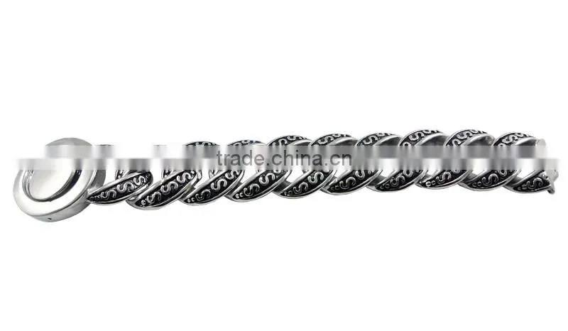 AB190 316l stainless steel jewelry cable bracelet wholesale gothic jewelry