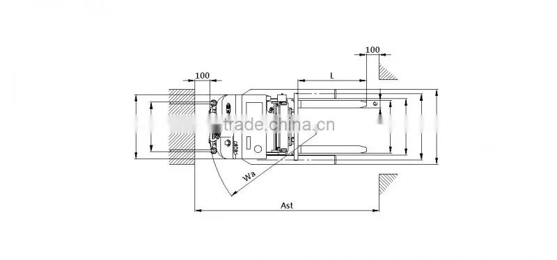 1.3TON Electric Reach Stacker