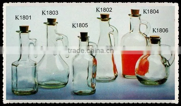glass oil bottle