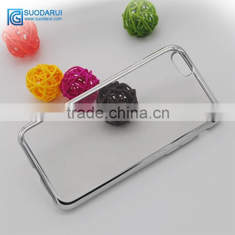 Hot Luxury Ultra slim plating crystal tpu case covers for apple iphone 6 6s