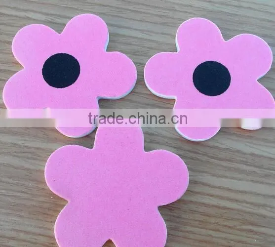 Lovely Sun Flower Shape Double Sided Use Nail Files Cosmetic Manicure