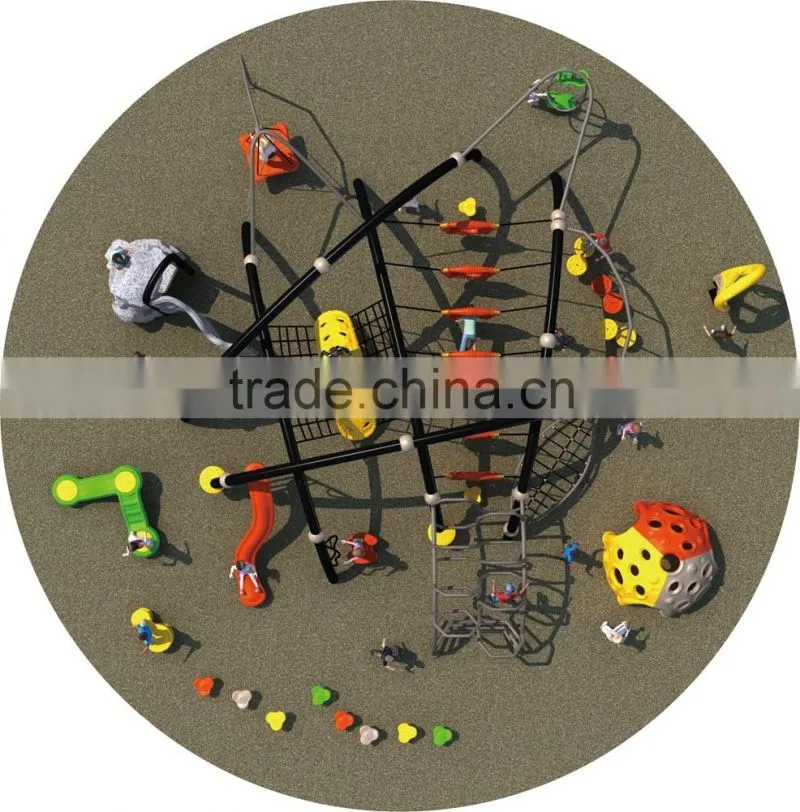 KAIQI Metal Playground Children Outdoor Playground Kids Gym Playing Equipment KQ50110A