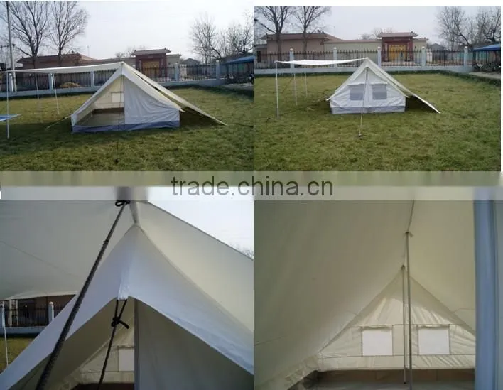 Single Layer and Canvas Fabric camping family tent