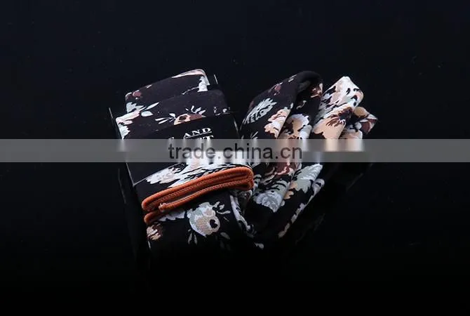 Cotton bow necktie and pocket square for men
