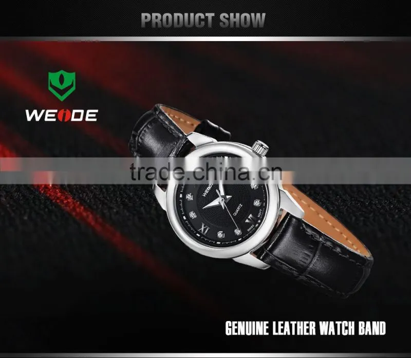 Women hot Selling leather bracelet watch Fashion waterproof watch WG93009