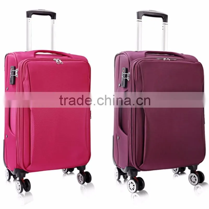 Packaging & Shipping Spinner Caster PA Nylon Suitcase Material Spinner Soft Luggage With Cup Holder