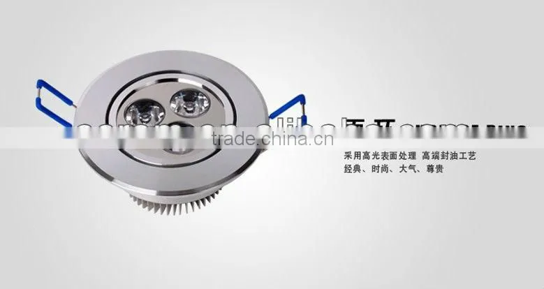 Brush Aluminum High Power 5*3W 15W 220V Gimble Recessed Dimmable Square Led Celling Light 10w led downlight