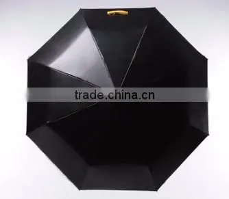 100% UV High standard mini Anti SPF 100 3 Folds Manual Logo Printing Umbrellas