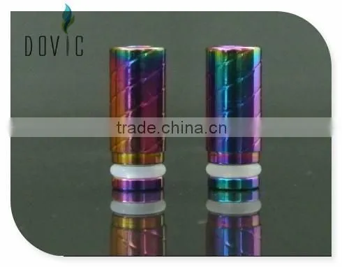 Dovic various styles stainless steel drip tips rainbow drip tips 510