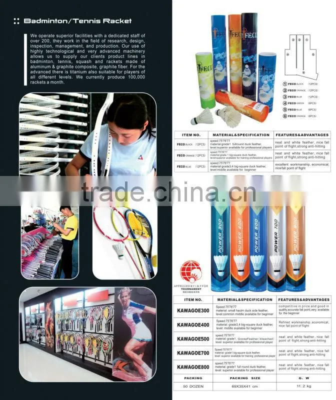 Badminton racket parts