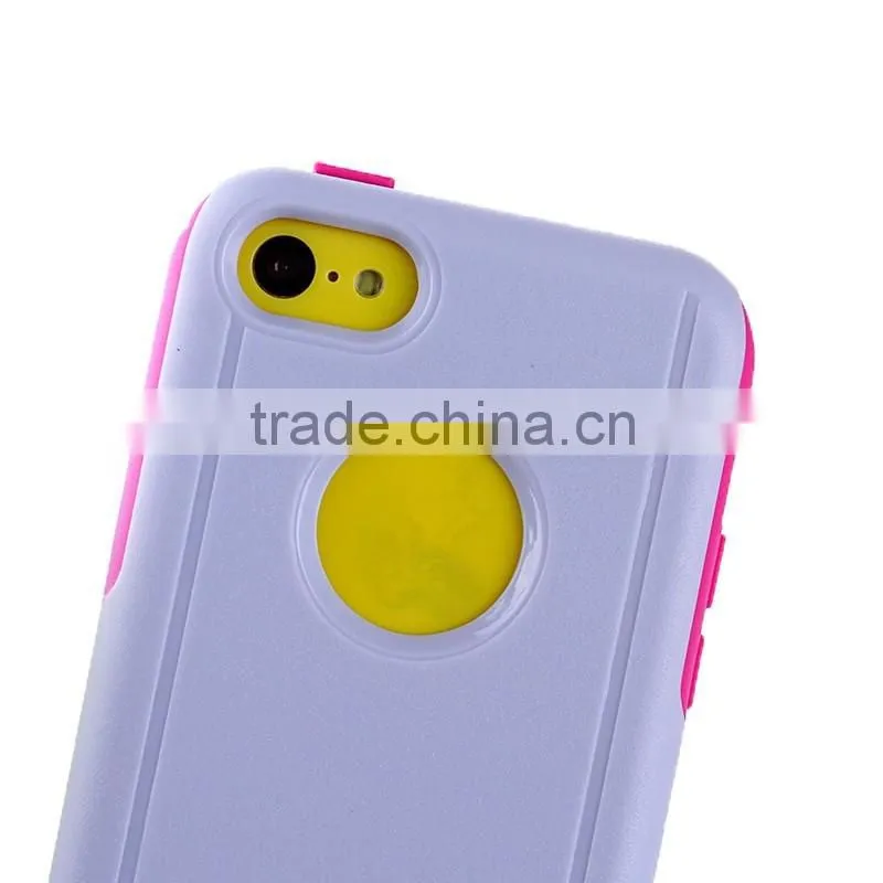 factory price Soft silicon hybird phone case for iphone 4s 5c 5s