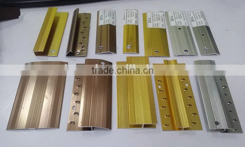 aluminium tile trim for carpet and ceramics angle profile