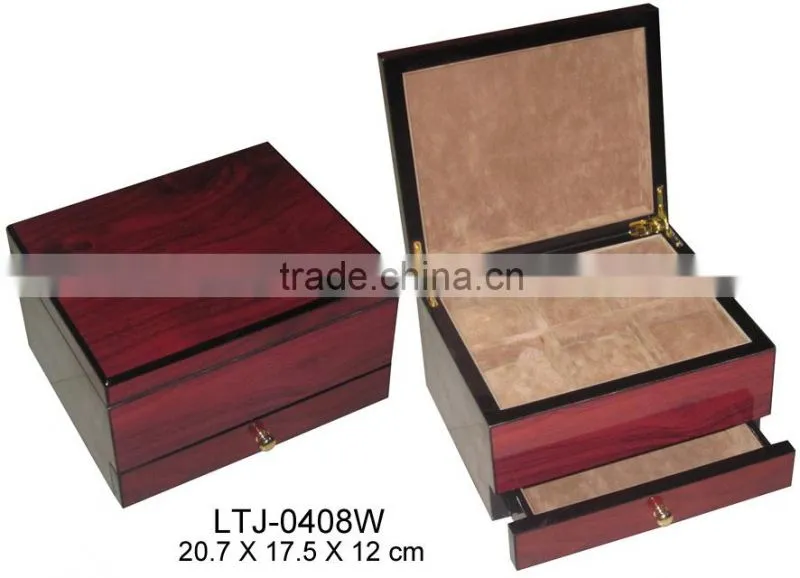 Luxury handmade watch wood box organizer wholesale