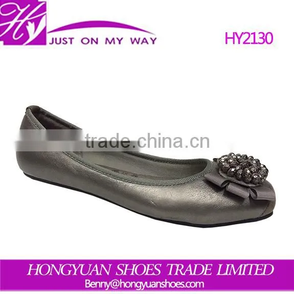 women casual flat shoes with white polka dots