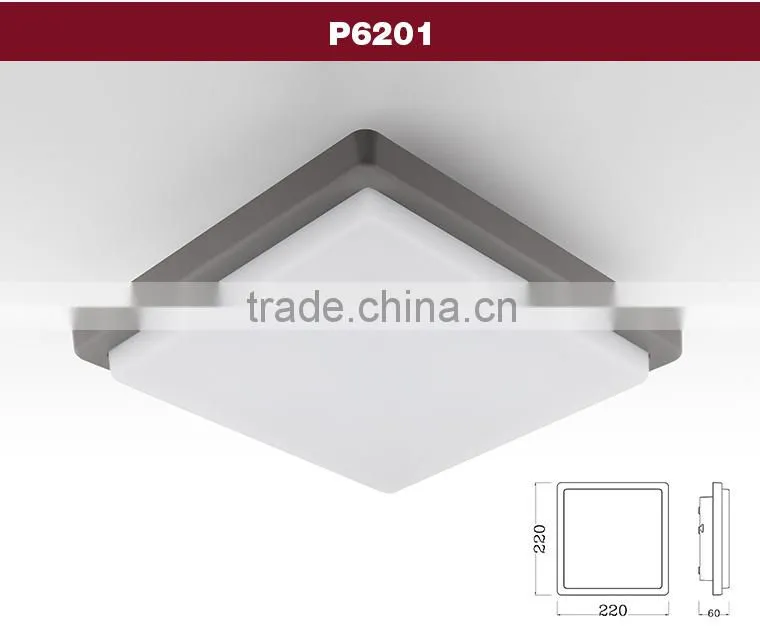 plastic square wall outdoor light,surface mounted or recessed ceiling light,2015 new product