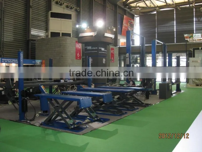 2-post lift base plate, automatic release, CE approved