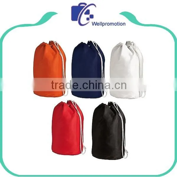 OEM polyester sailor backpack/ sling round backpack bag