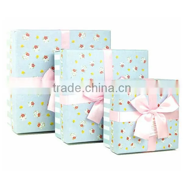 Full Printing Flower Wedding Gift Box/ Custom Gift Box