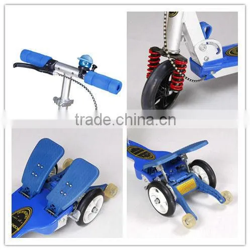 2013 hot selling high quality dual pedal kick scooter for sale