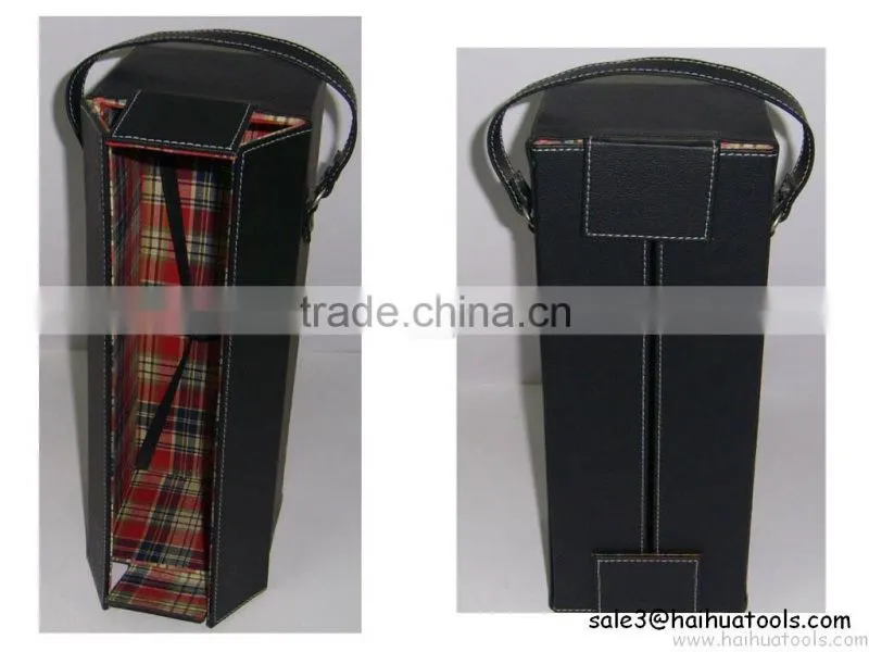 Advanced Leather/Pu wine box Red Deluxe style