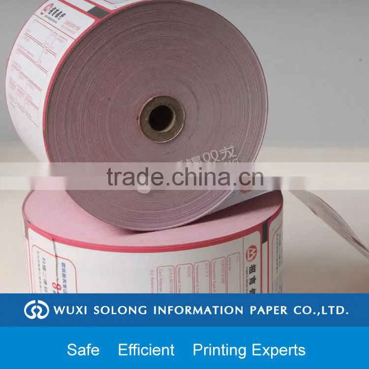 customized size thermal paper roll POS using printing